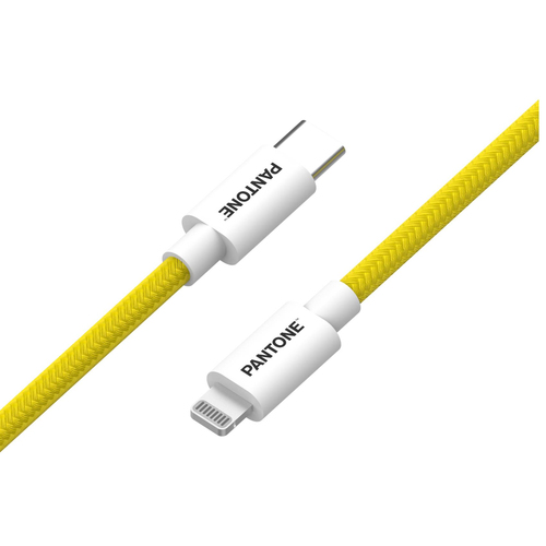 Pantone Cavo USB-C to Lightning Yellow