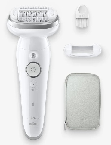 Braun Silk-épil 9 SES9-011 3 epilatore 40 pinzette Grigio, Bianco Grigio, Bianco