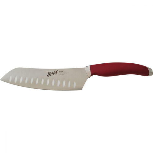 Teknica Santoku Knife 17 cm Red