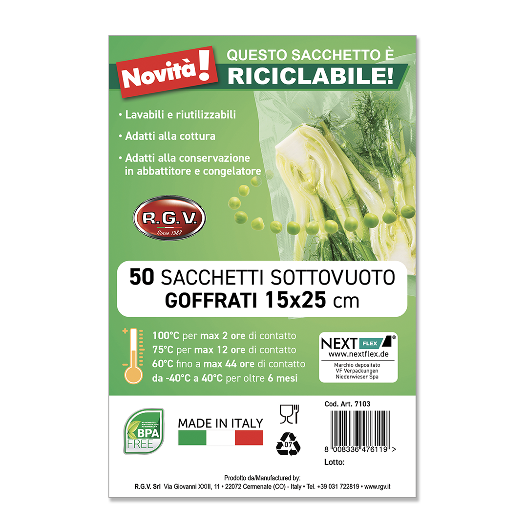 Sacchetto Goffrato 15x25 7103