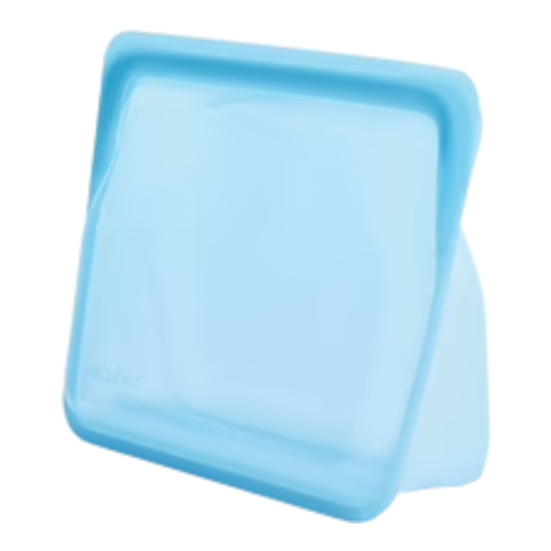 Contenitore in silicone STAND-UP MID Aqua