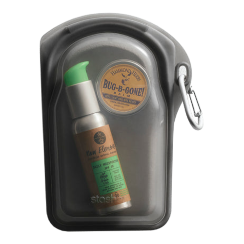 Contenitore in silicone GO BAG RAINBOW BLACK