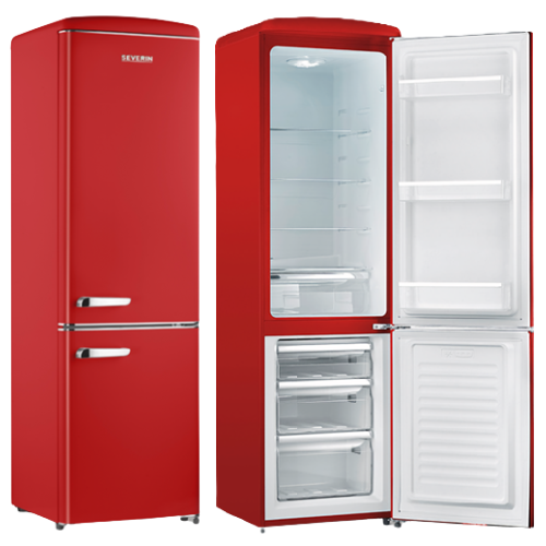 frigorifero-combinato-severin-retro-rkg-8917-rosso